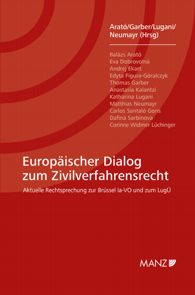 Cover of book: Europäischer Dialog zum Zivilverfahrensrecht