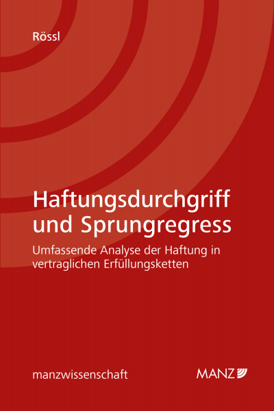 Cover of book: Haftungsdurchgriff und Sprungregress