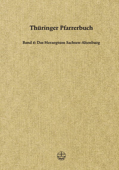 Cover of book: Thüringer Pfarrerbuch
