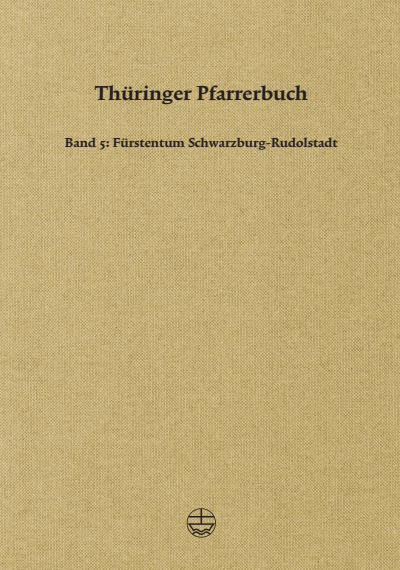 Cover of book: Thüringer Pfarrerbuch