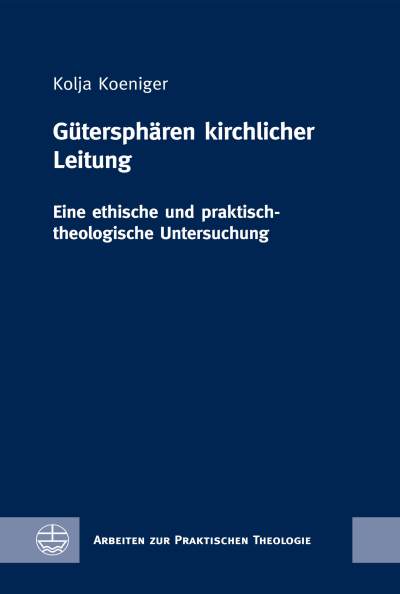 Cover des Buchs: Gütersphären kirchlicher Leitung