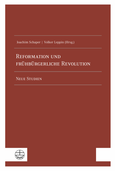 Cover of book: Reformation und frühbürgerliche Revolution