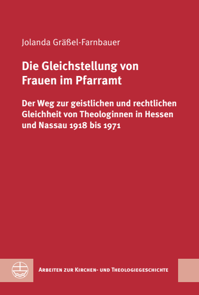 Cover of book: Die Gleichstellung von Frauen im Pfarramt
