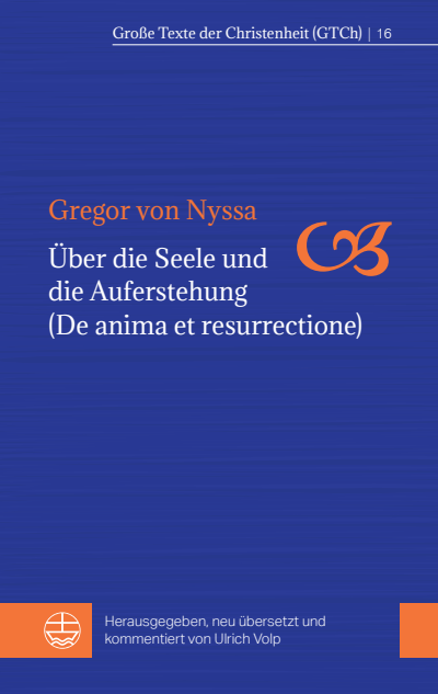 Cover des Buchs: Über die Seele und die Auferstehung (De anima et resurrectione)