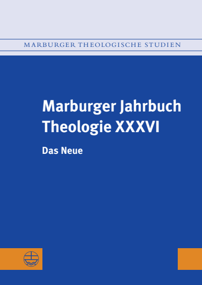 Cover of book: Marburger Jahrbuch Theologie XXXVI
