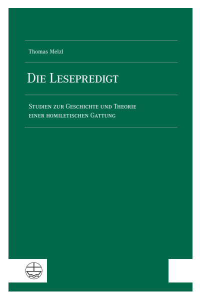 Cover of book: Die Lesepredigt