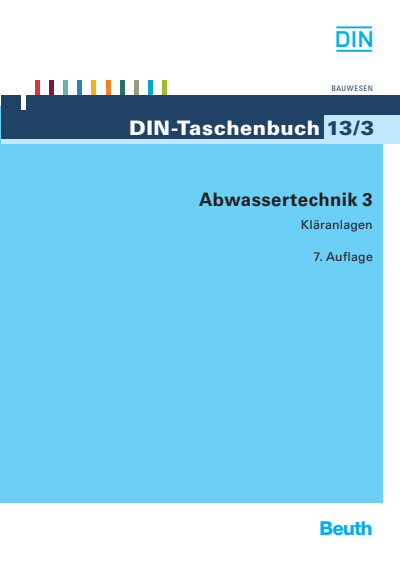 Cover of book: DIN-Taschenbuch 13/3