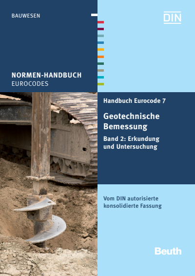 Cover des Buchs: Handbuch Eurocode 7 - Geotechnische Bemessung