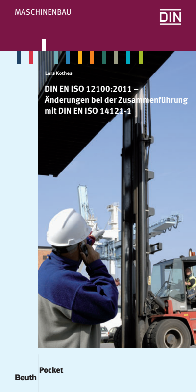 Cover of book: DIN EN ISO 12100:2011