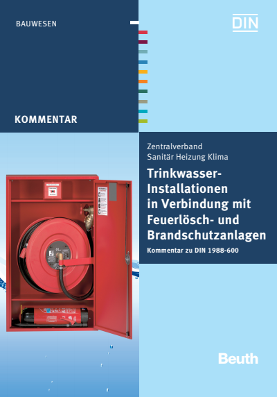 Cover of book: Trinkwasser-Installationen in Verbindung mit Feuerlösch- und Brandschutzanlagen