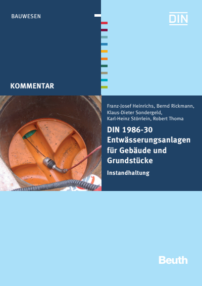 Cover of book: DIN 1986-30 Entwässerungsanlagen für Gebäude und Grundstücke