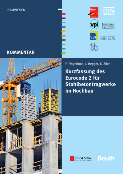 Cover of book: Kurzfassung des Eurocode 2 für Stahlbetontragwerke im Hochbau