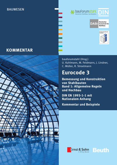 Cover des Buchs: Eurocode 3 Bemessung und Konstruktion von Stahlbauten