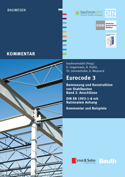 Cover des Buchs: Eurocode 3 Bemessung und Konstruktion von Stahlbauten