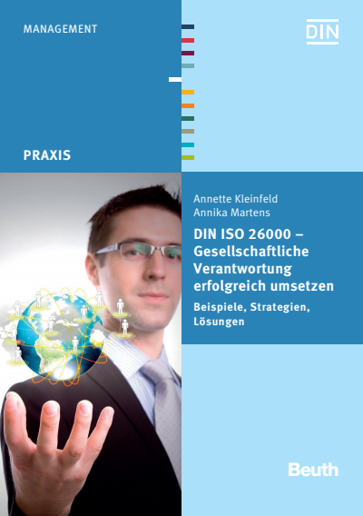 Cover des Buchs: DIN ISO 26000 - Gesellschaftliche Verantwortung erfolgreich umsetzen