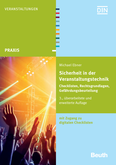 Cover des Buchs: Sicherheit in der Veranstaltungstechnik