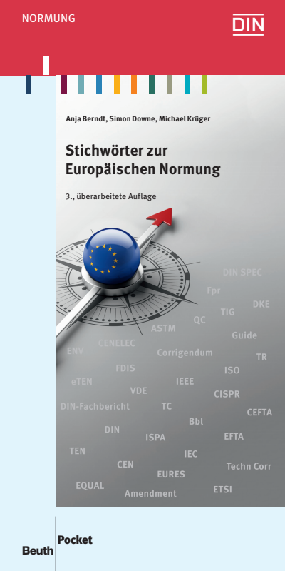 Cover des Buchs: Stichwörter zur Europäischen Normung