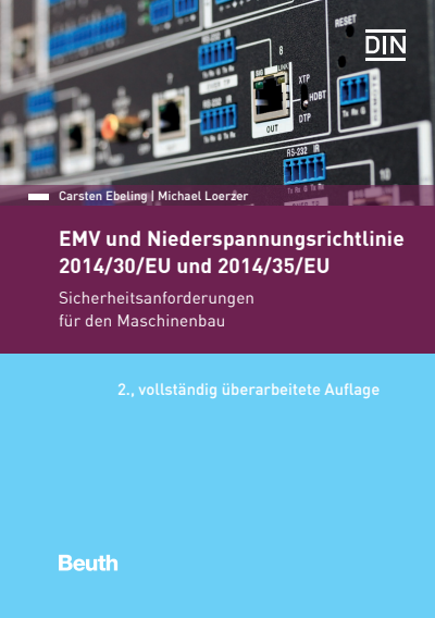 Cover of book: EMV und Niederspannungsrichtlinie 2014/30/EU und 2014/35/EU