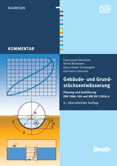 Cover des Buchs: Gebäude- und Grundstücksentwässerung