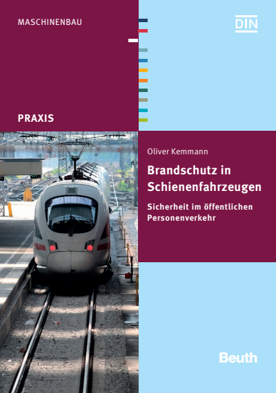 Cover des Buchs: Brandschutz in Schienenfahrzeugen