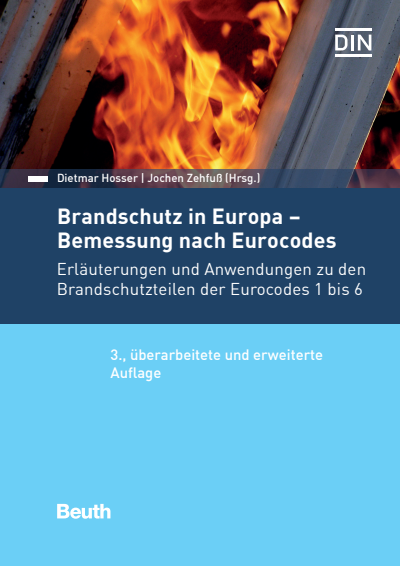 Cover des Buchs: Brandschutz in Europa - Bemessung nach Eurocodes