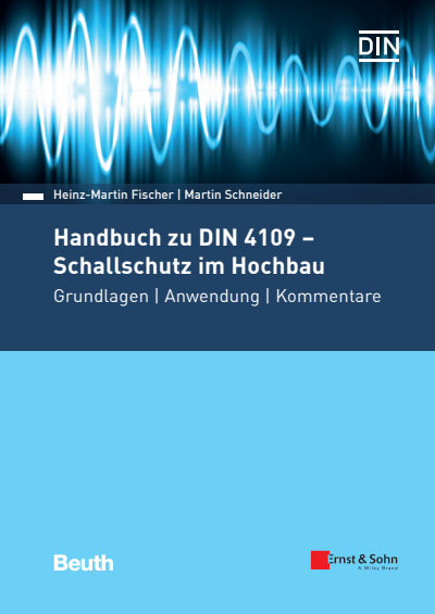 Cover of book: Handbuch zu DIN 4109 - Schallschutz im Hochbau
