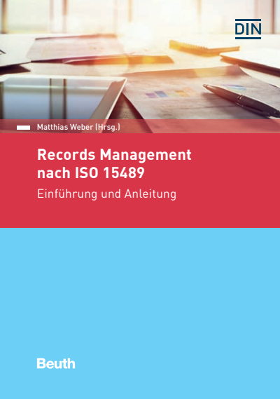 Cover of book: Records Management nach ISO 15489