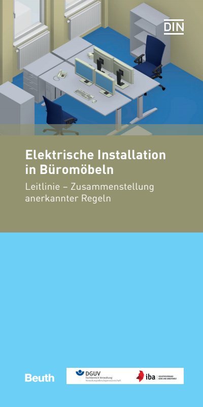 Cover des Buchs: Elektrische Installation in Büromöbeln