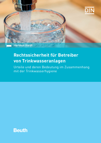 Cover of book: Rechtssicherheit für Betreiber von Trinkwasseranlagen