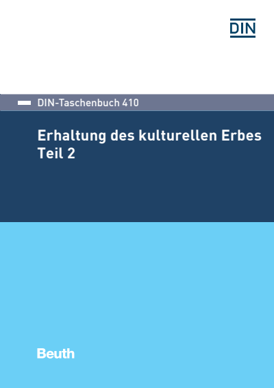 Cover des Buchs: DIN-Taschenbuch 410