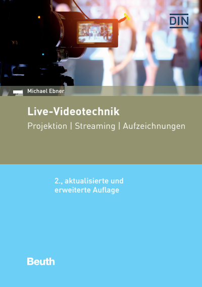 Cover of book: Live-Videotechnik