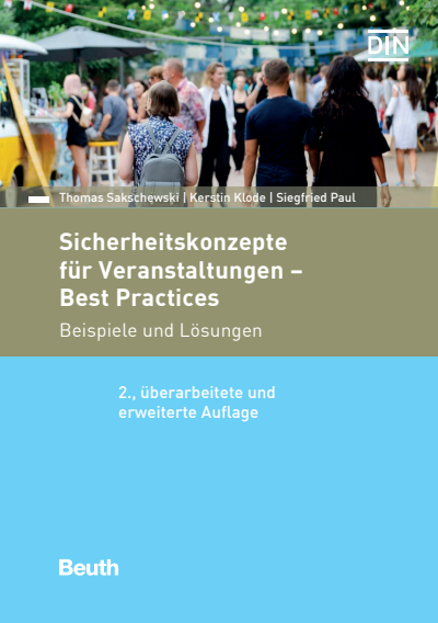 Cover of book: Sicherheitskonzepte für Veranstaltungen - Best Practices