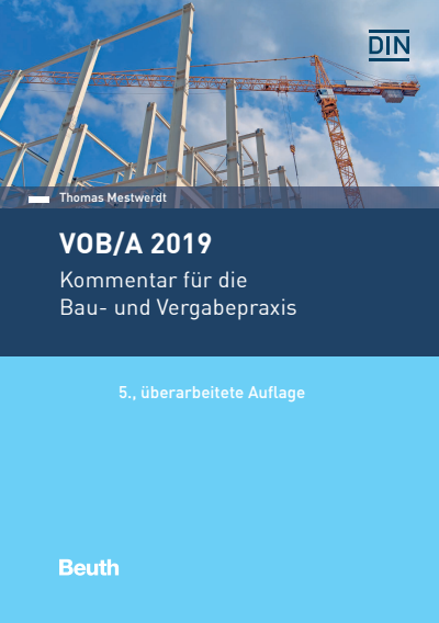 Cover of book: VOB/A + VOB/B 2019