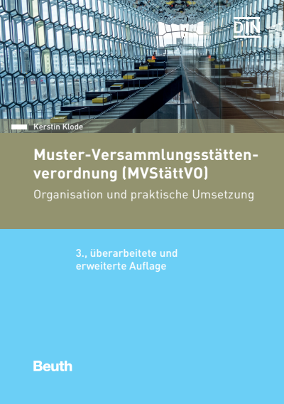 Cover of book: Muster-Versammlungsstättenverordnung (MVStättVO)