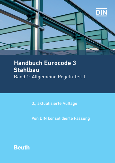 Cover des Buchs: Handbuch Eurocode 3 - Stahlbau - Band 1