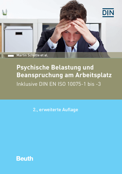 Cover des Buchs: Psychische Belastung und Beanspruchung am Arbeitsplatz