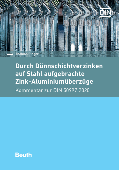Cover des Buchs: Durch Dünnschichtverzinken auf Stahl aufgebrachte Zink-Aluminiumüberzüge