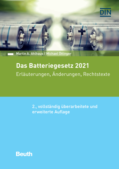 Cover des Buchs: Das Batteriegesetz 2021