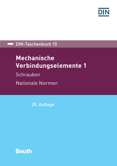 Cover of book: DIN-Taschenbuch 10