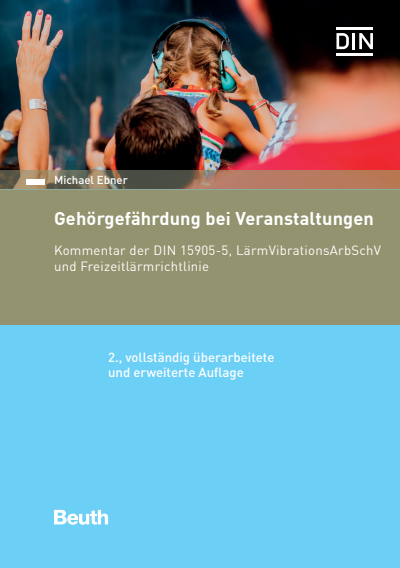 Cover of book: Gehörgefährdung bei Veranstaltungen