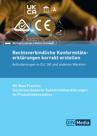 Cover of book: Rechtsverbindliche Konformitätserklärungen korrekt erstellen