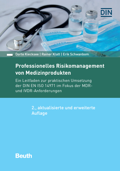 Cover of book: Professionelles Risikomanagement von Medizinprodukten