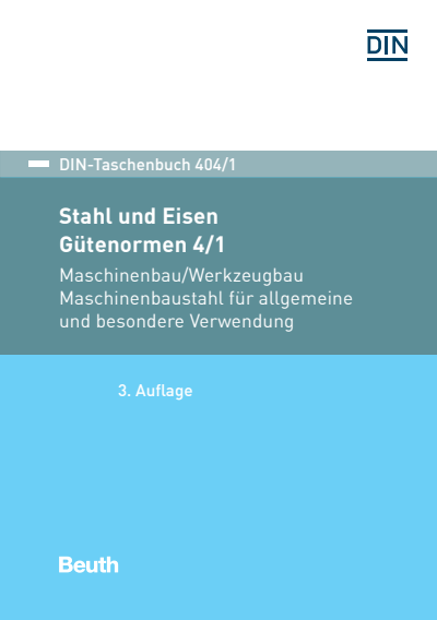Cover of book: DIN-Taschenbuch 404/1