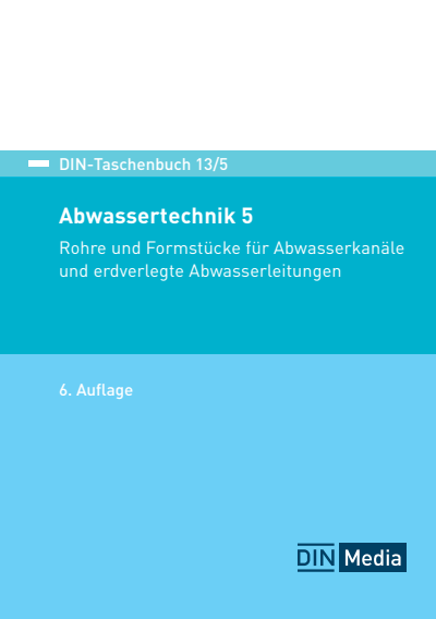 Cover of book: DIN-Taschenbuch 13/5