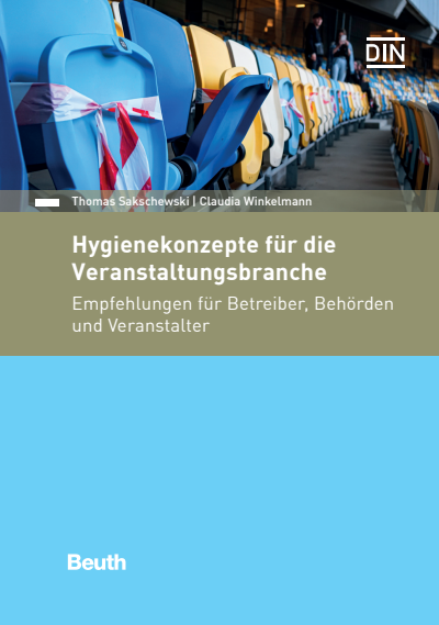 Cover of book: Hygienekonzepte für die Veranstaltungsbranche