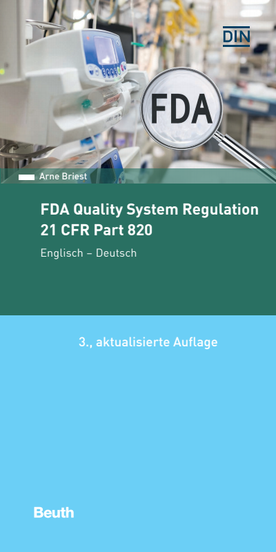 Cover des Buchs: FDA Quality System Regulation