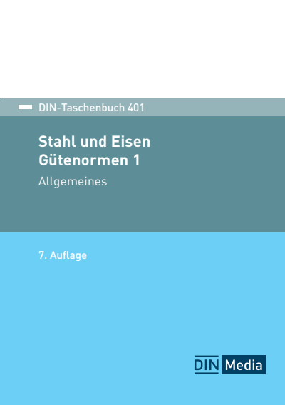 Cover of book: DIN-Taschenbuch 401