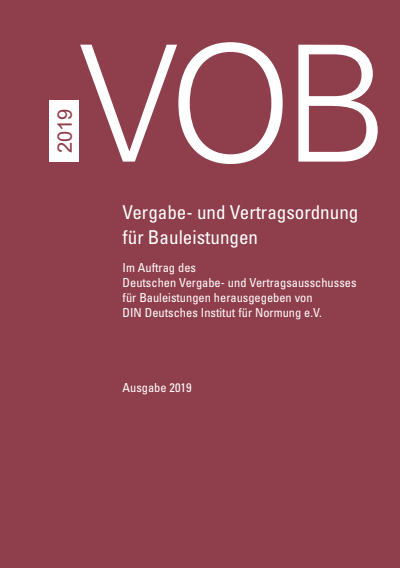 Cover of book: Paket VOB Gesamtausgabe 2019 + VOB Ergänzungsband 2023
