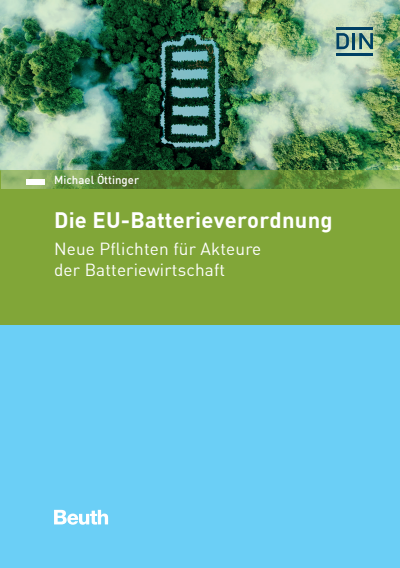 Cover of book: Die EU-Batterieverordnung
