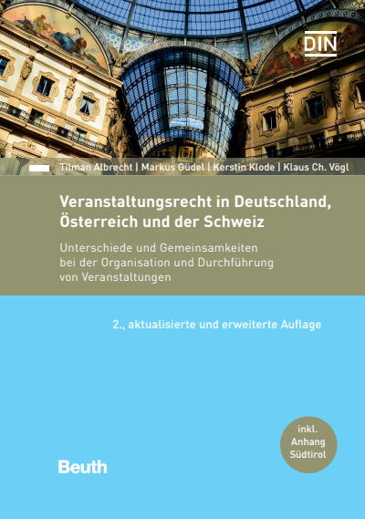 Cover des Buchs: Veranstaltungsrecht in Deutschland, Österreich und der Schweiz
